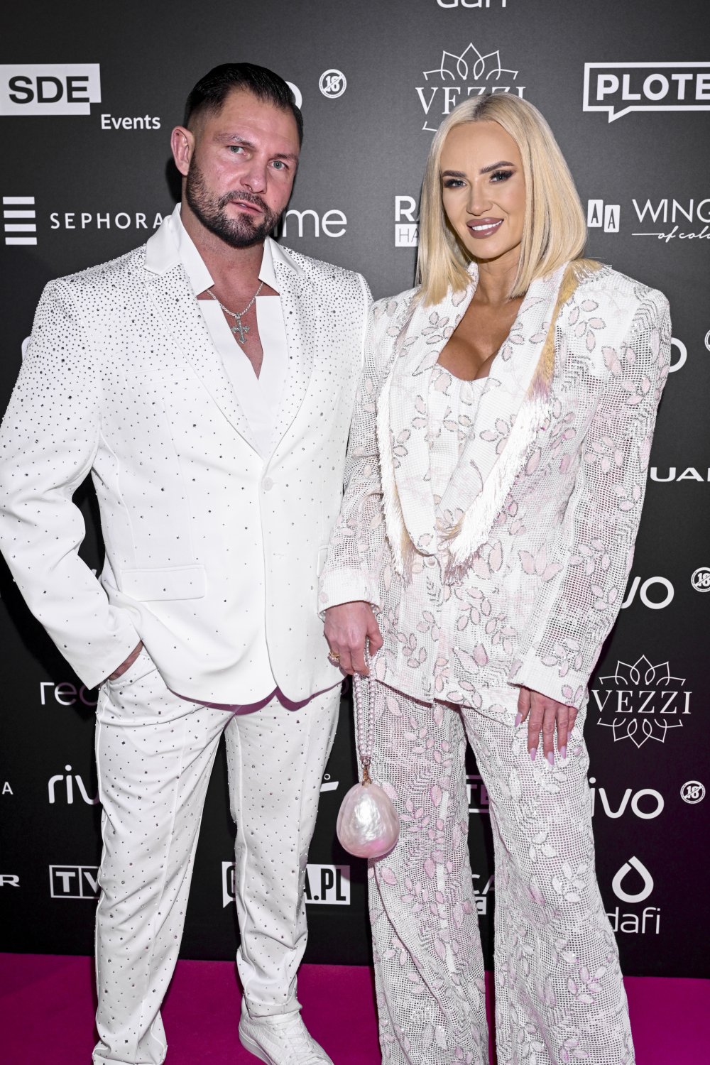 Izabela Macudzińska z mężem