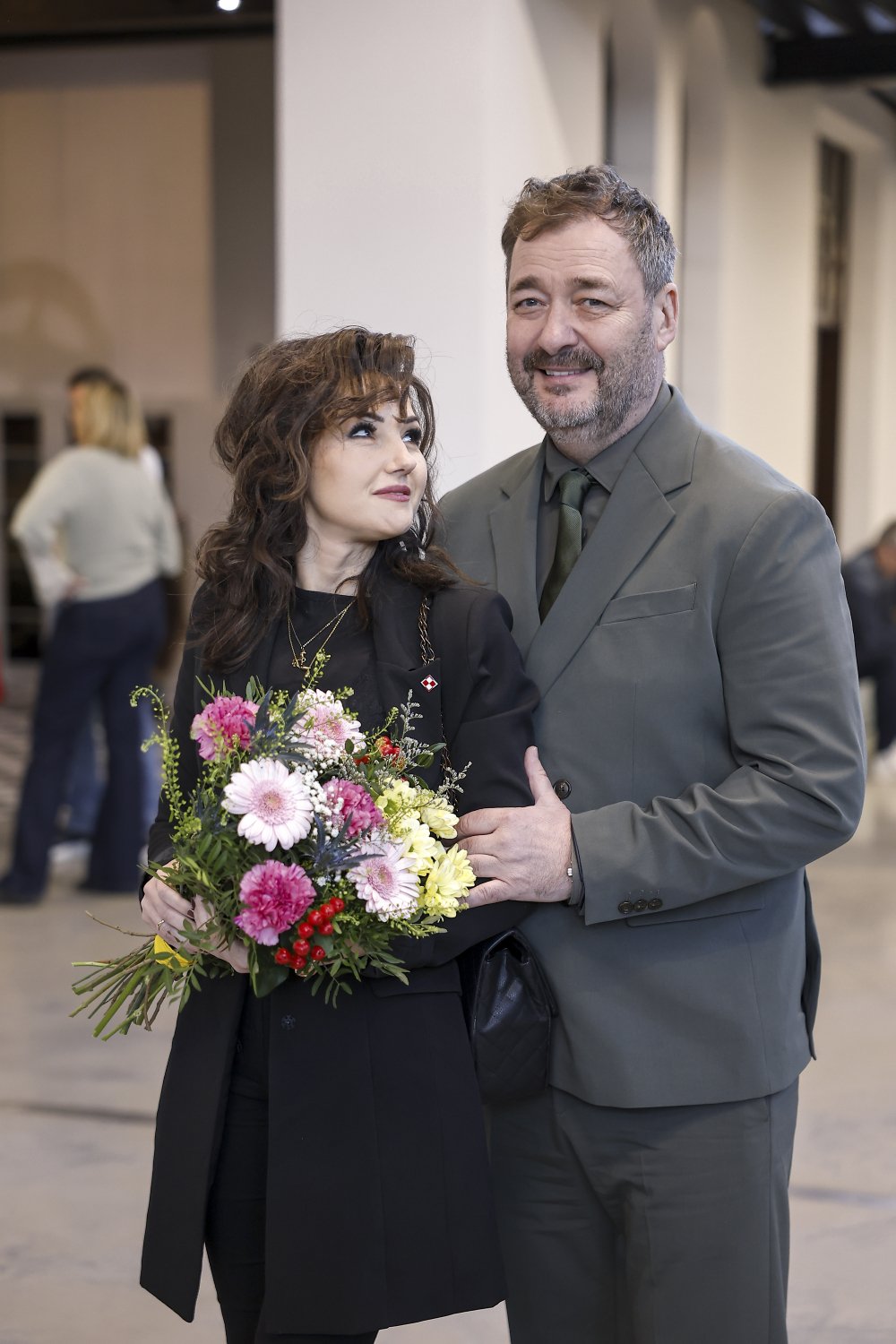 Jacek Rozenek z żoną Marią