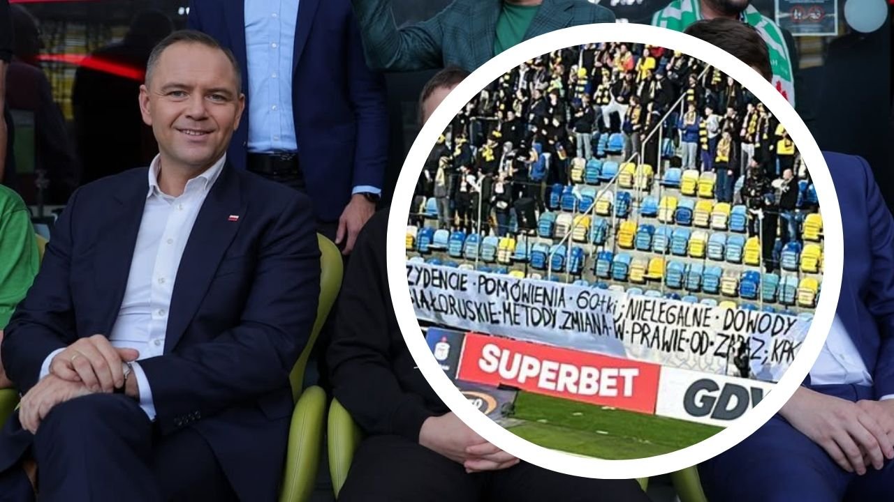 Cios w Karola Nawrockiego prosto z Trójmiasta. Kibice pokazali jeden transparent i wystarczyło