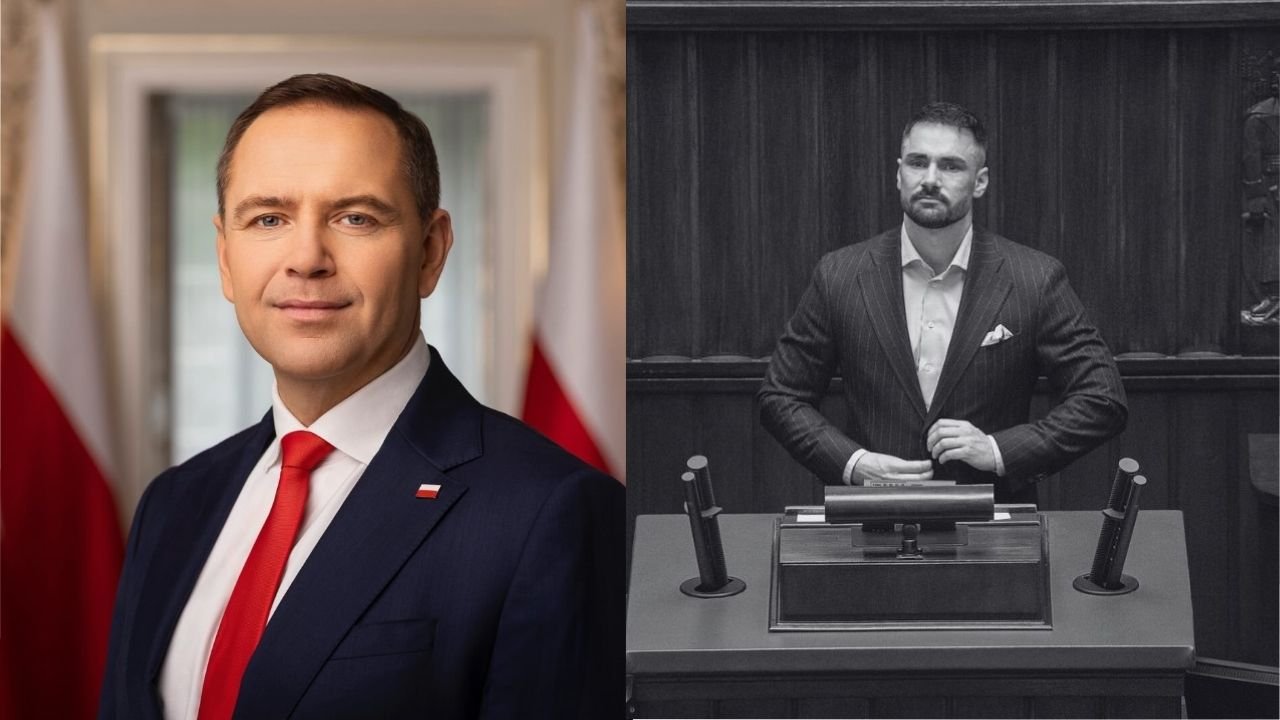 Karol Nawrocki na pogrzebie Łukasza Litewki. Internauci wytykają mu jeden gest: "Szczyt hipokryzji"