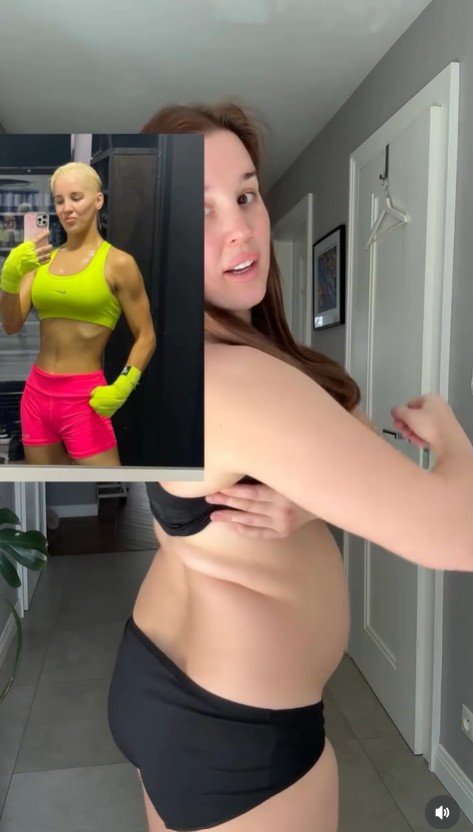 Lil Masti na dwóch zdjęciach - aktualnym i archiwalnym