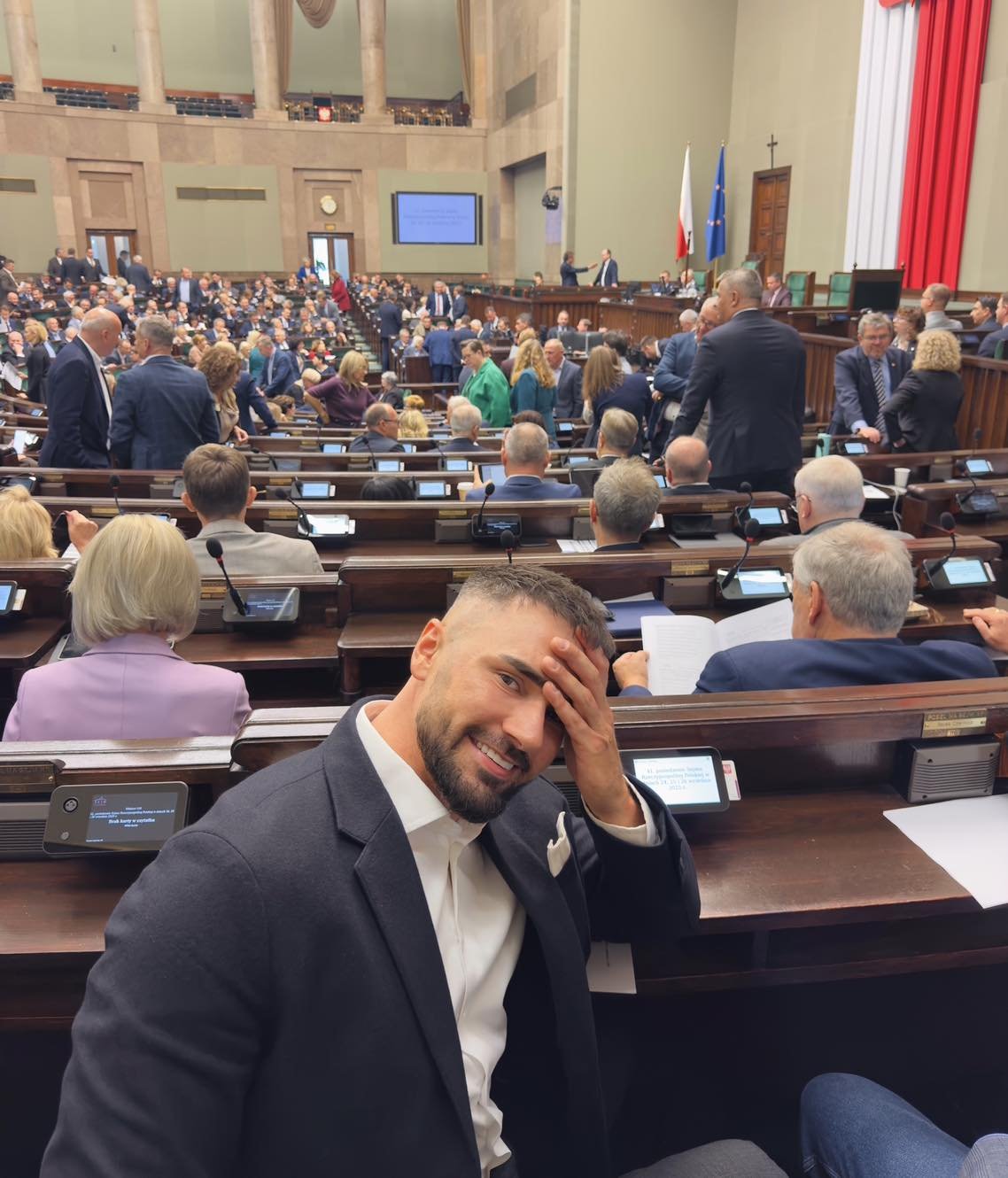 Łukasz Litewka w sejmie