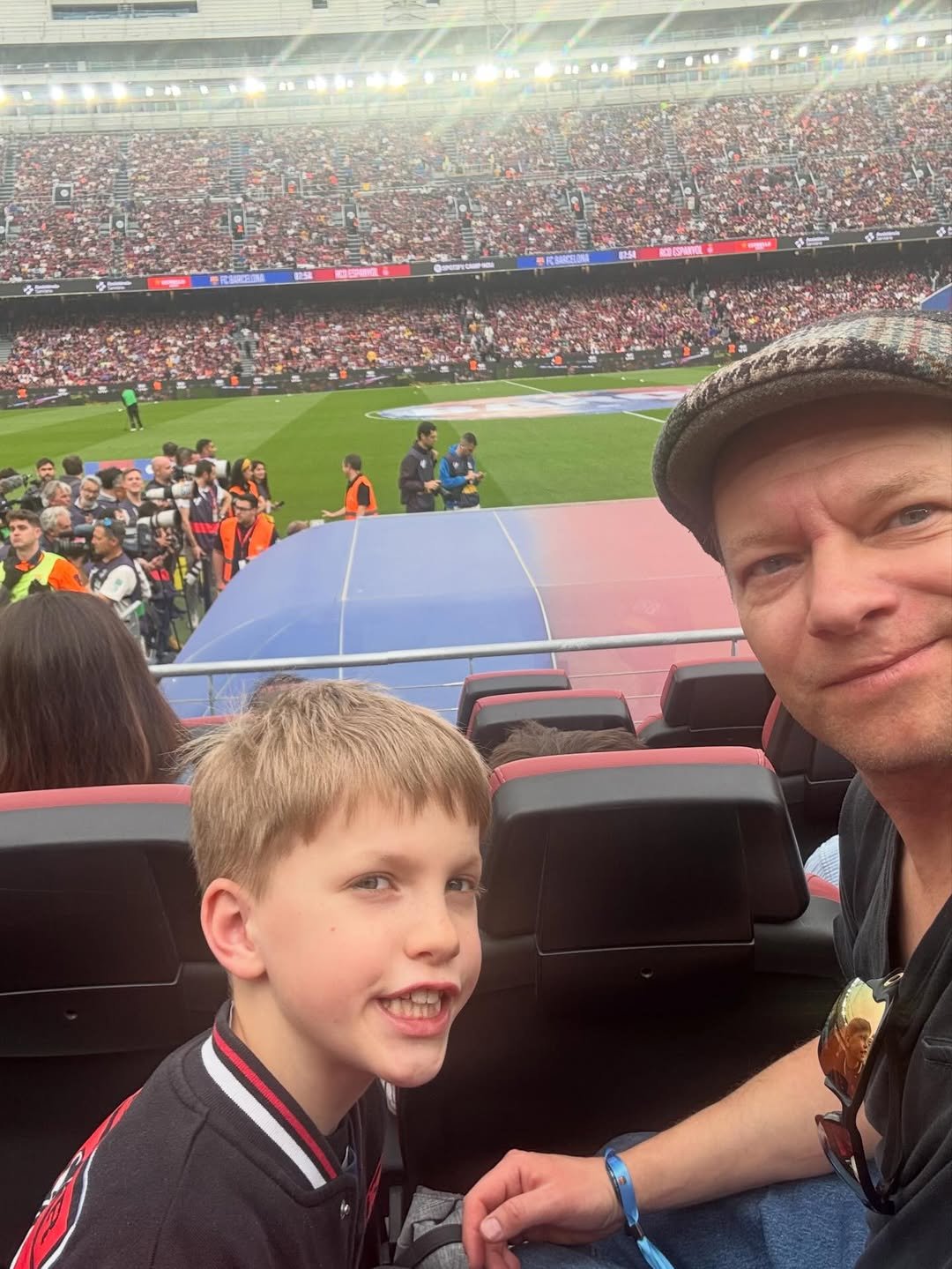syn macieja stuhra na stadionie