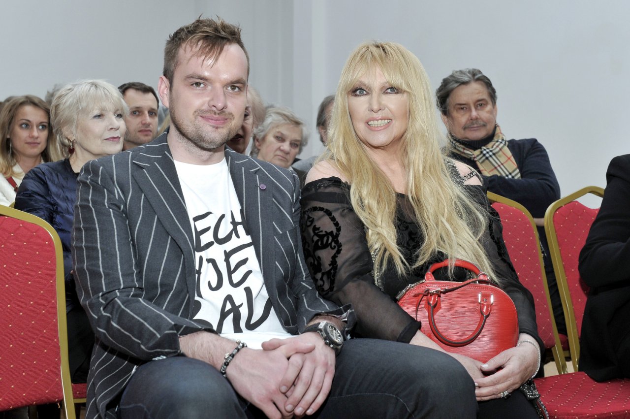 Maryla Rodowicz z synem