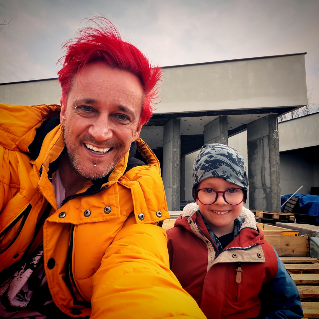 michał wiśniewski z synem