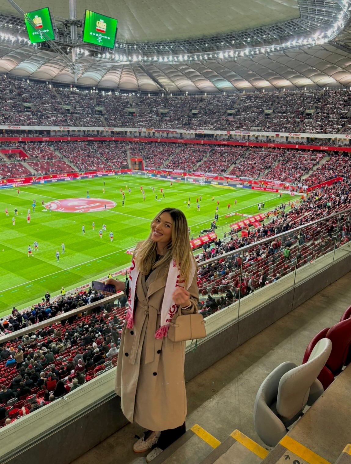 ukochana Jakuba Kamińskiegona trybunach