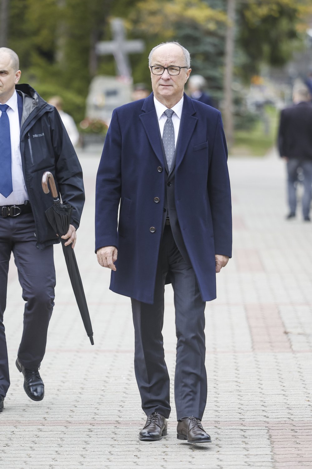 Włodzimierz Czarzasty na pogrzebie