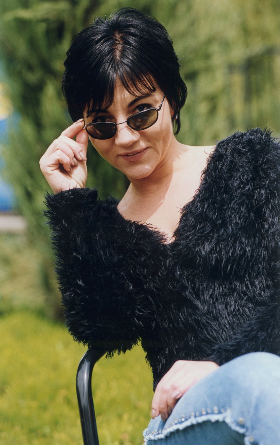 Shazza na archiwalnym zdjęciu