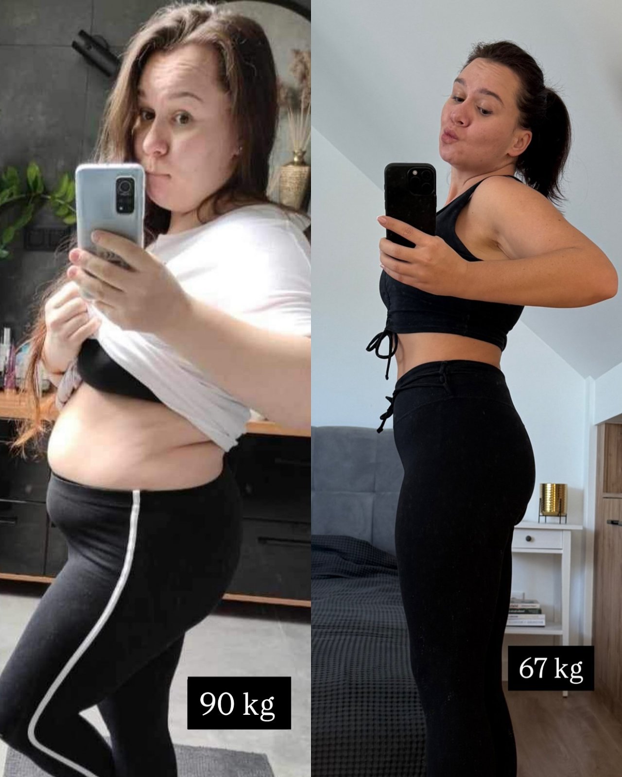 Ta typiara - dwa zdjcia pokazujące jej metamorfozę