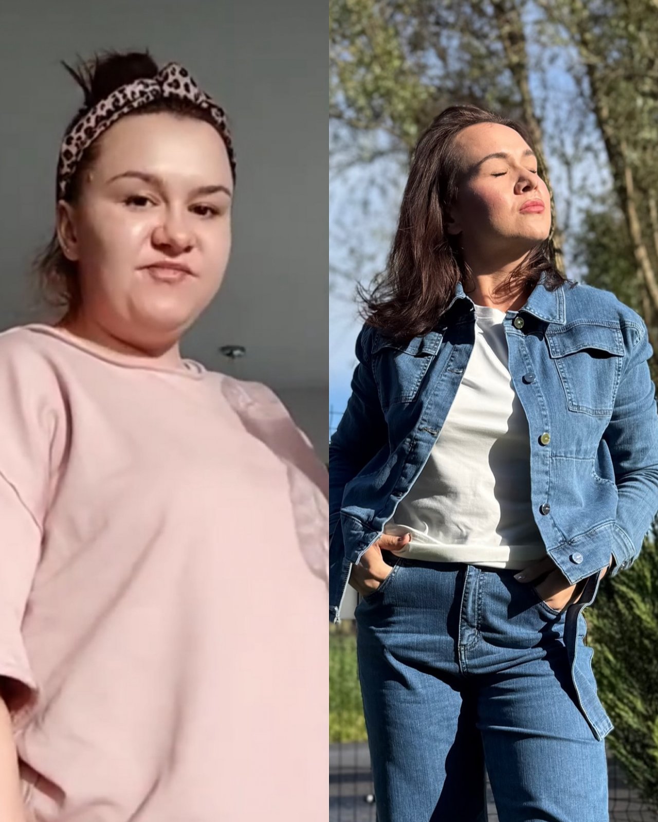 Ta typiara - dwa zdjcia pokazujące jej metamorfozę