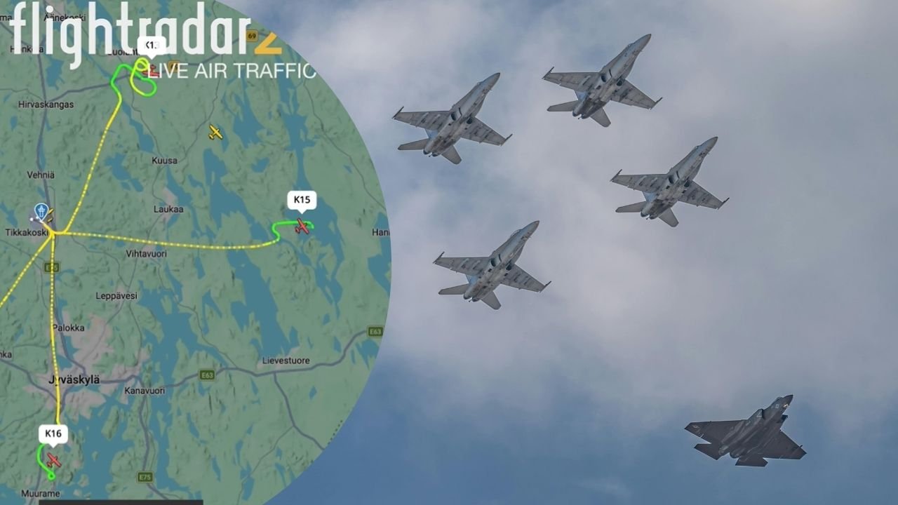 Skandal na niebie! Fińscy kadeci odsłonili "to" przed całym światem [wideo]