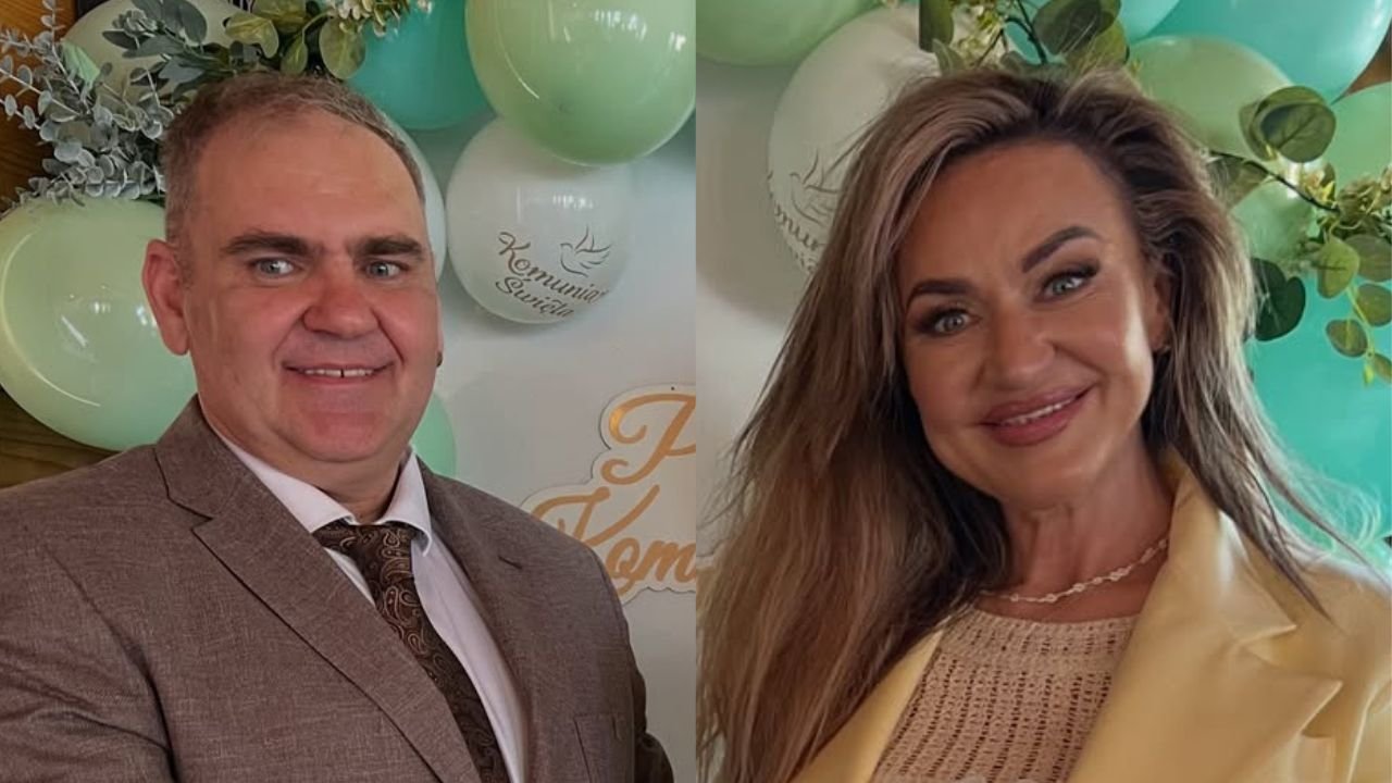 Agnieszka Kotońska szokuje kolorem na komunii wnuka. Fani oceniają: "Elegancko i z klasą" [zdjęcia]