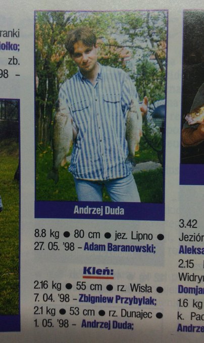 andrzej duda i pasja do wędkowania