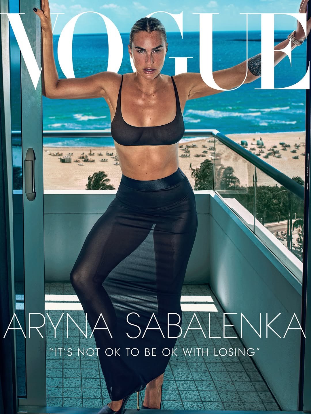 Aryna Sabalenka na okkładce vogue