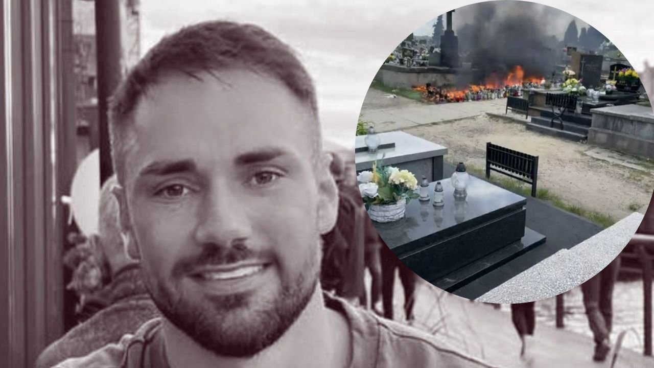 Grób Łukasza Litewki stanął w ogniu. Zarządca cmentarza nie gryzie się w język: "Mówiłem, że do tego dojdzie"