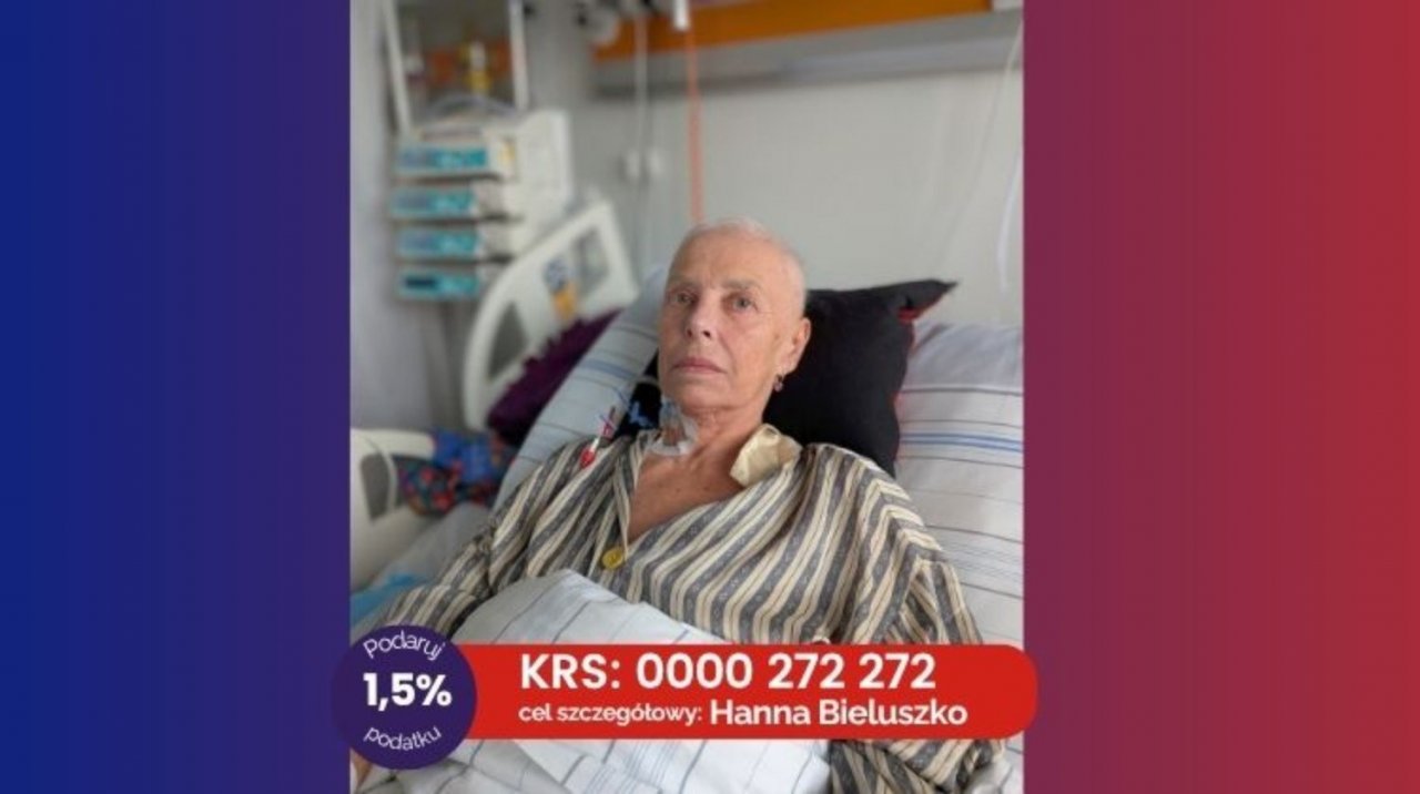 zdjęcie schorowanej Hanny Bieluszko