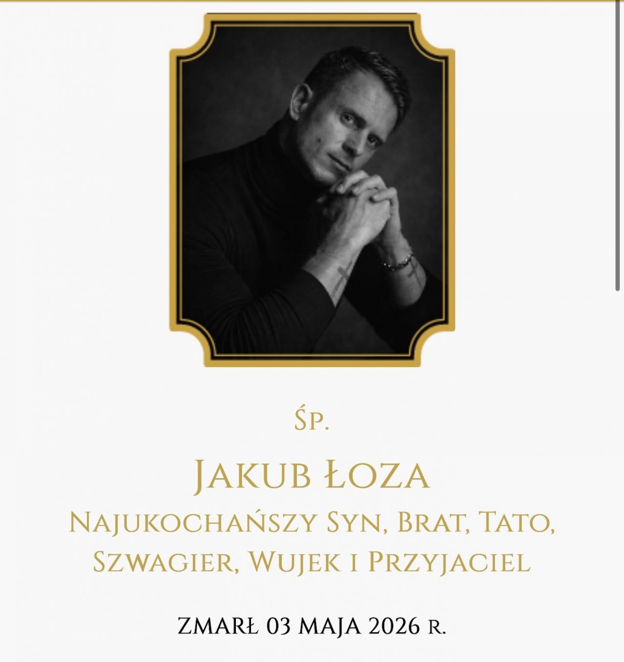 nekrolog jakub łoza