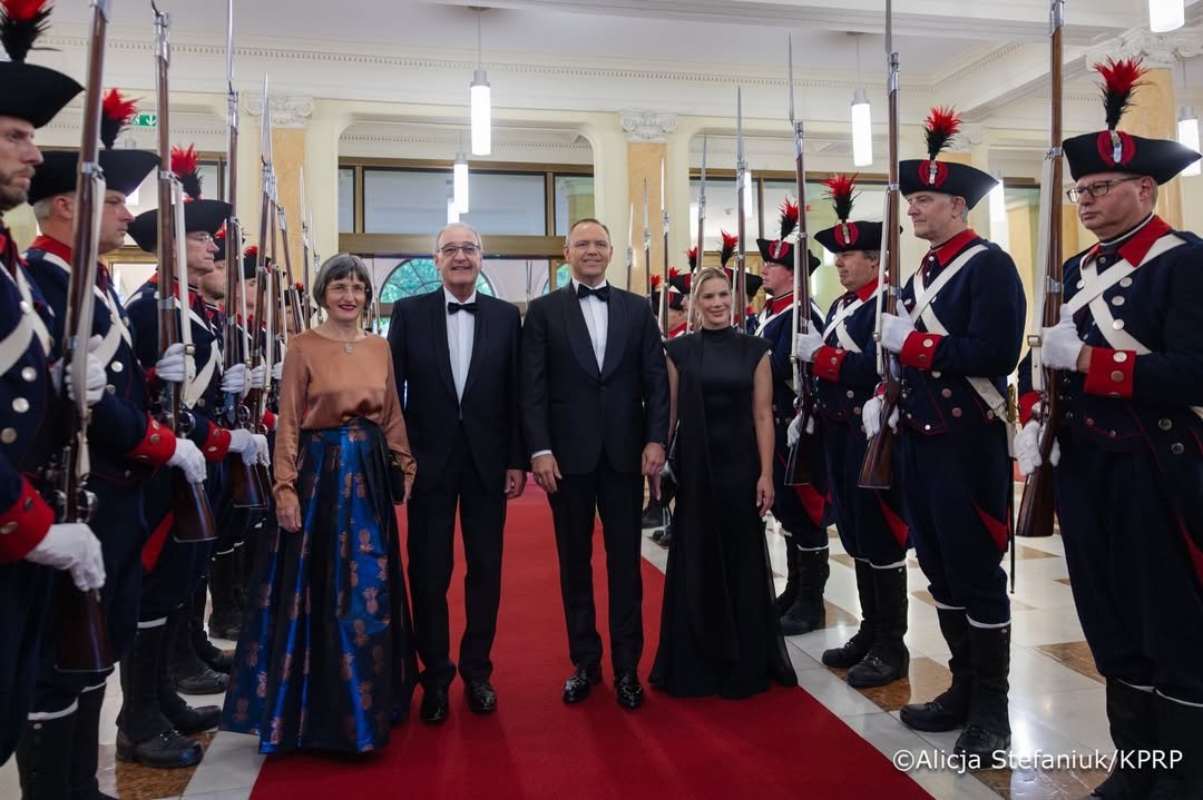 Marta Nawrocka i Karol Nawrocki z wizyta dyplomatyczna w Szwajcarii