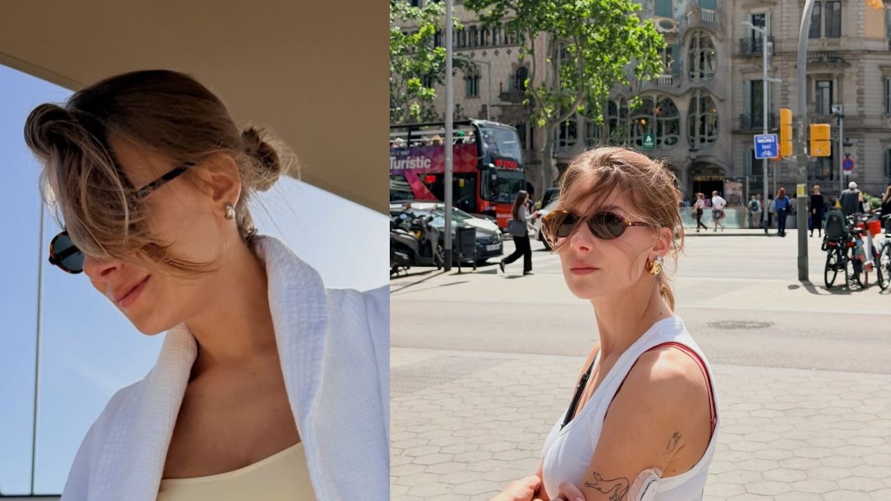 Marta Wierzbicka pręży rozgogolone ciało w hiszpańskim słońcu. U jej boku pojawiła się jedna osoba: "Rzadki widok" [zdjęcia]