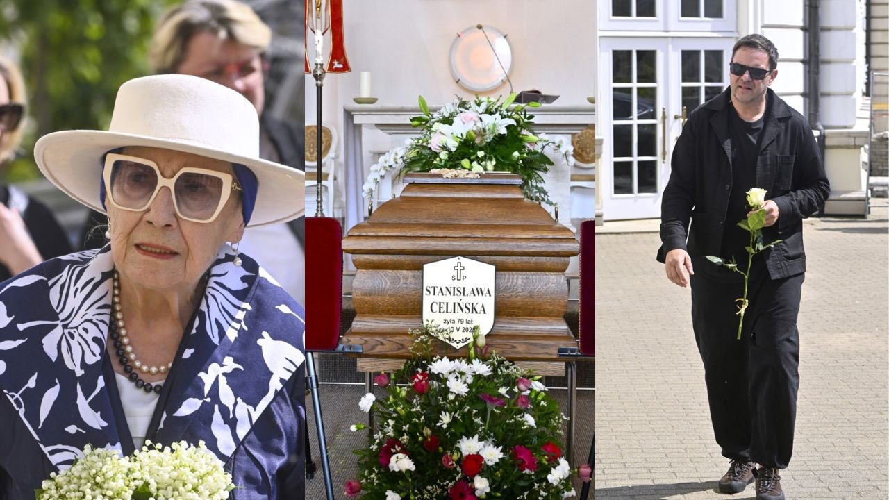 Rozdzierające sceny na pogrzebie Stanisławy Celińskiej. Jeden szczegół przy trumnie wyciska łzy [zdjęcia]