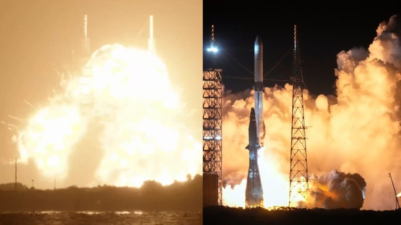Koszmar Jeffa Bezosa na Florydzie. Potężna rakieta poszła z dymem, Elon Musk przerywa milczenie [wideo]