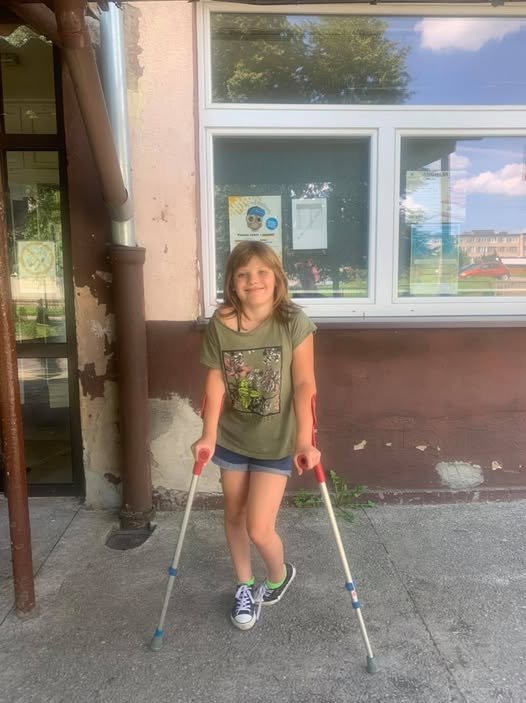 Potrzebująca rehabilitacji mała Wiktoria - łukasz litewka