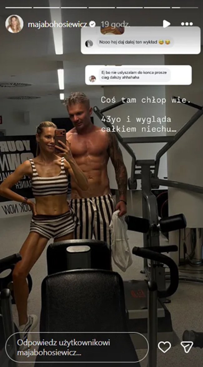 Maja Bohosiewicz zmężem eksponują brzuchy