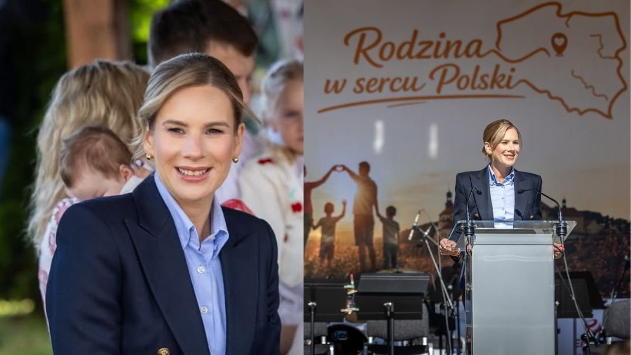 Marta Nawrocka zaskoczyła skromniutką stylizacją. Polacy są zgodni: "Tak wygląda klasa" [zdjęcia]
