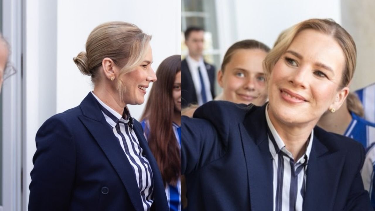 Marta Nawrocka zaskoczyła nietypową stylizacją. Oficjalne spotkanie nagle wymknęło się spod kontroli