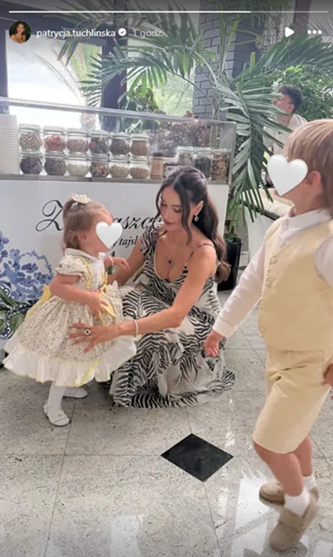 patrycja tuchlińska z dziećmi