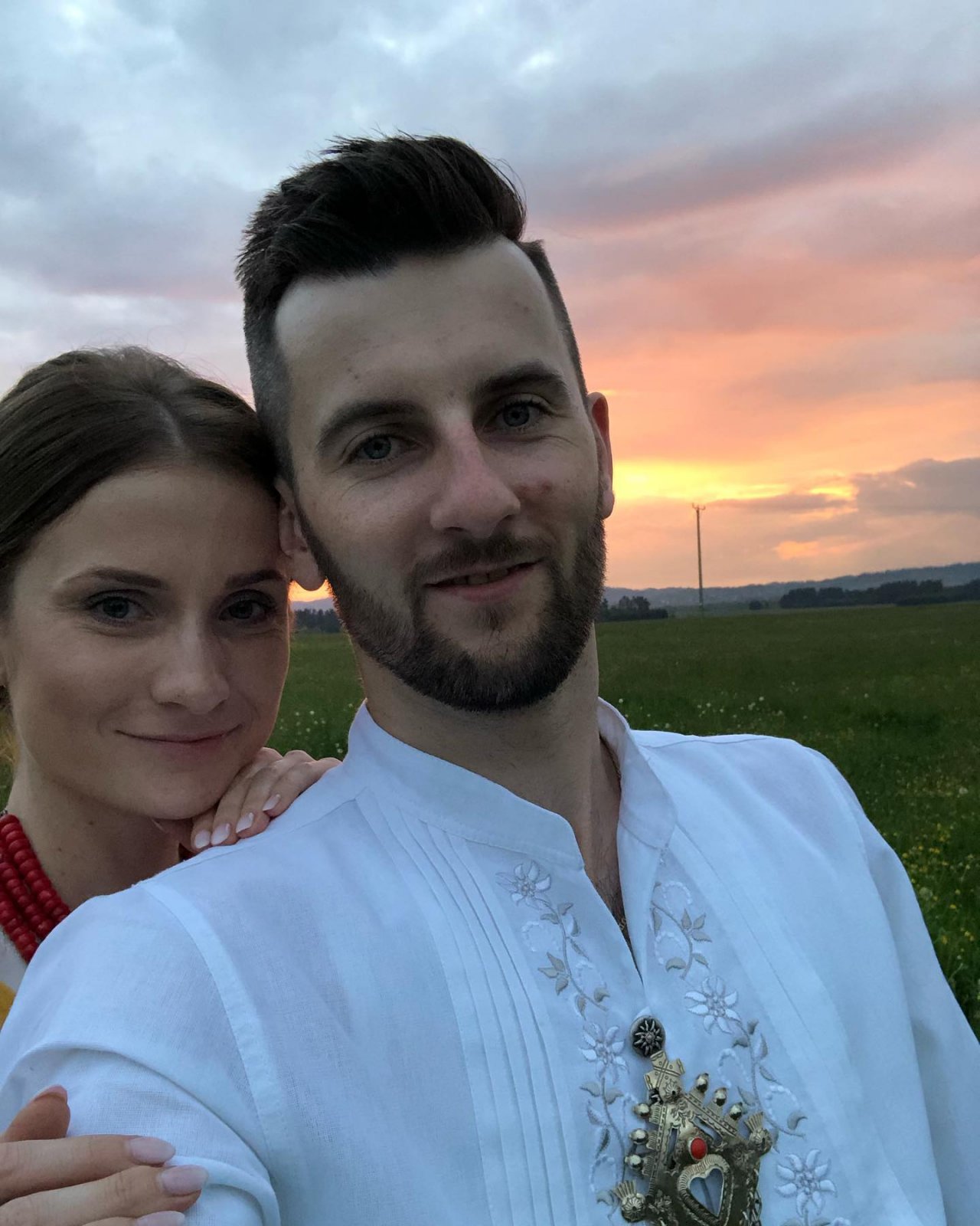 Grzegorz miętus z żoną - zbliżenie na twarze