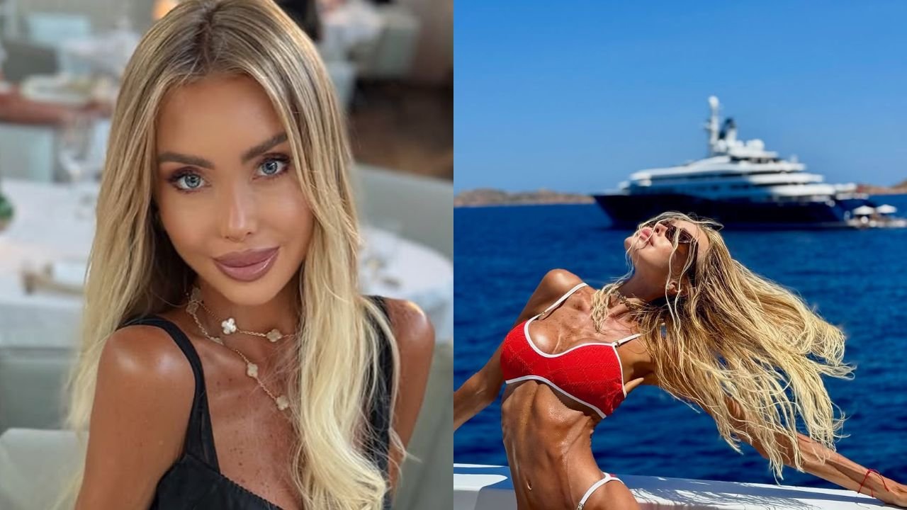 Julia Dybowska pozuje na luksusowym jachcie ledwo okryta. Fani nie gryzą się w język: "Umierający człowiek" [zdjęcia]