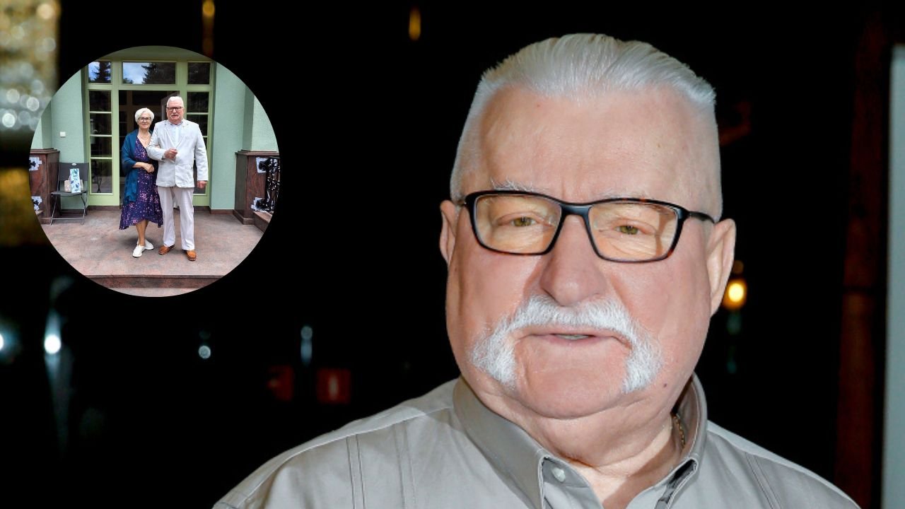 Lech Wałęsa pokazał się z żoną. 77-letnia Danuta zachwyciła klasą: "Sama elegancja" [zdjęcie]