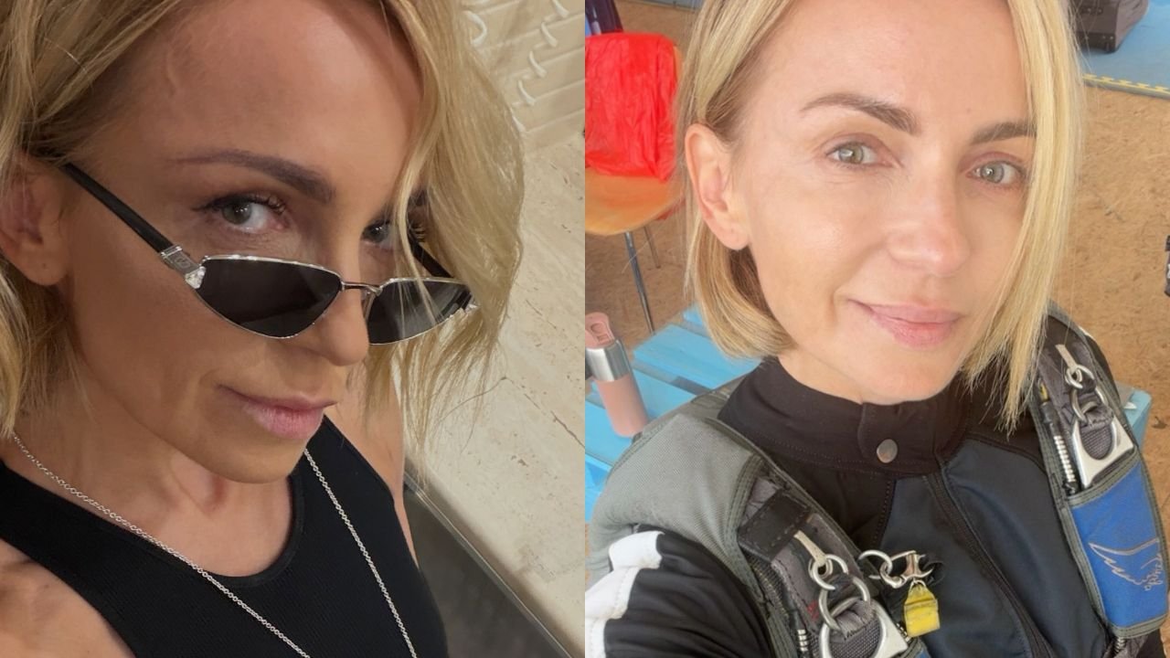 Anna Wyszkoni w wyciętym body pręży się na tle prysznica. Fani drwią: "Dobrze, że jest napisane imię i nazwisko" [zdjęcia]