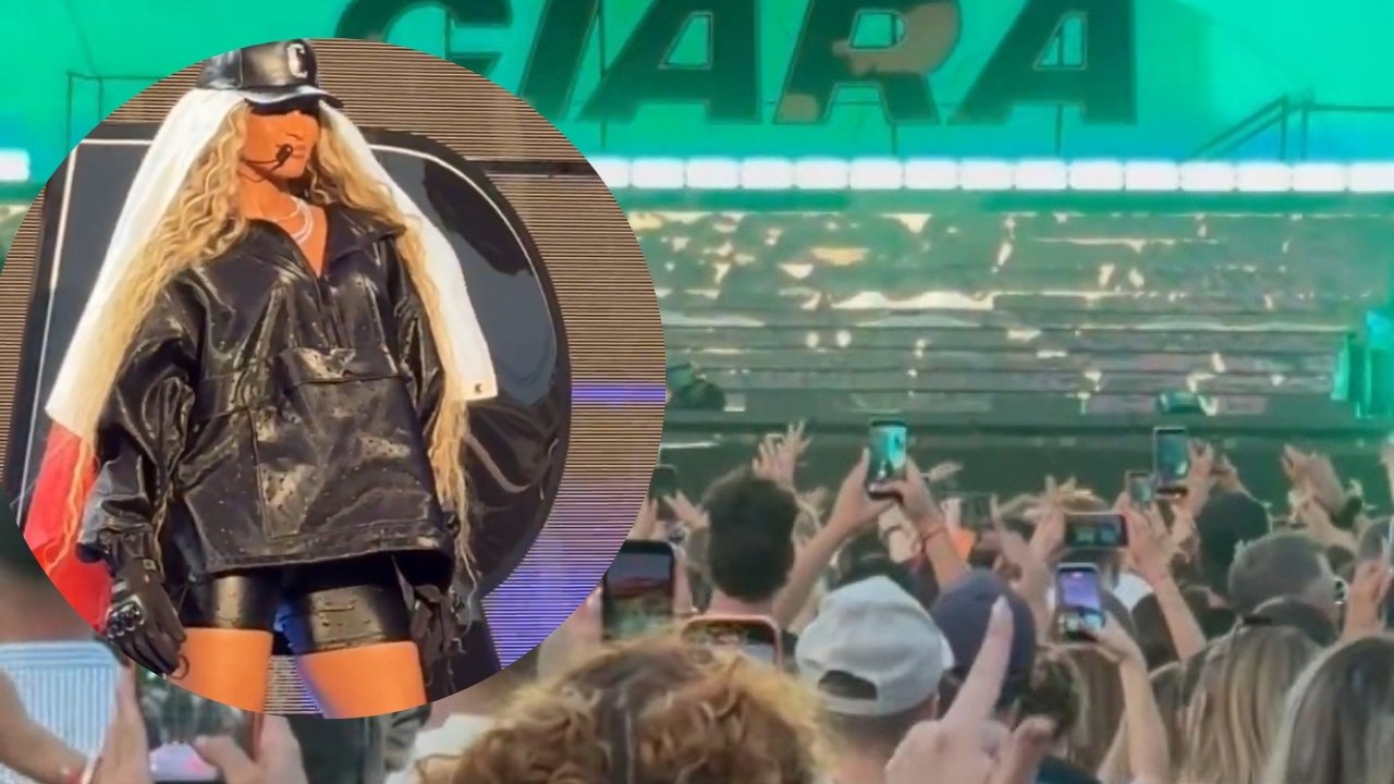 Ciara wystąpiła w Poznaniu z polską flagą na głowie. Internauci bez litości: "To profanacja"