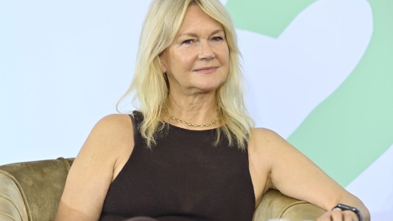 Grażyna Torbicka w brązie olśniła na festiwalu. Obcisłe ubrania w tym wieku? Jej wszystko przystoi. Figura petarda