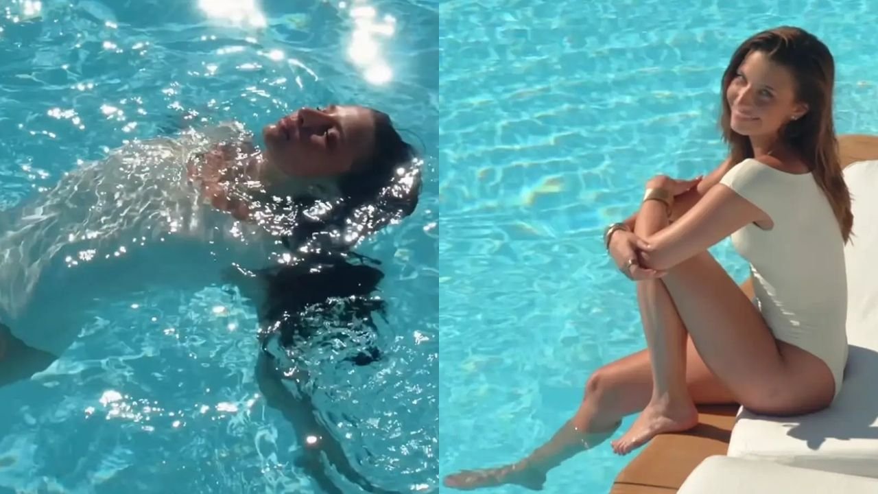 Julia Wieniawa pławi się w luksusach na Mykonos. Ten widok po prostu wbija w fotel [zdjęcia]