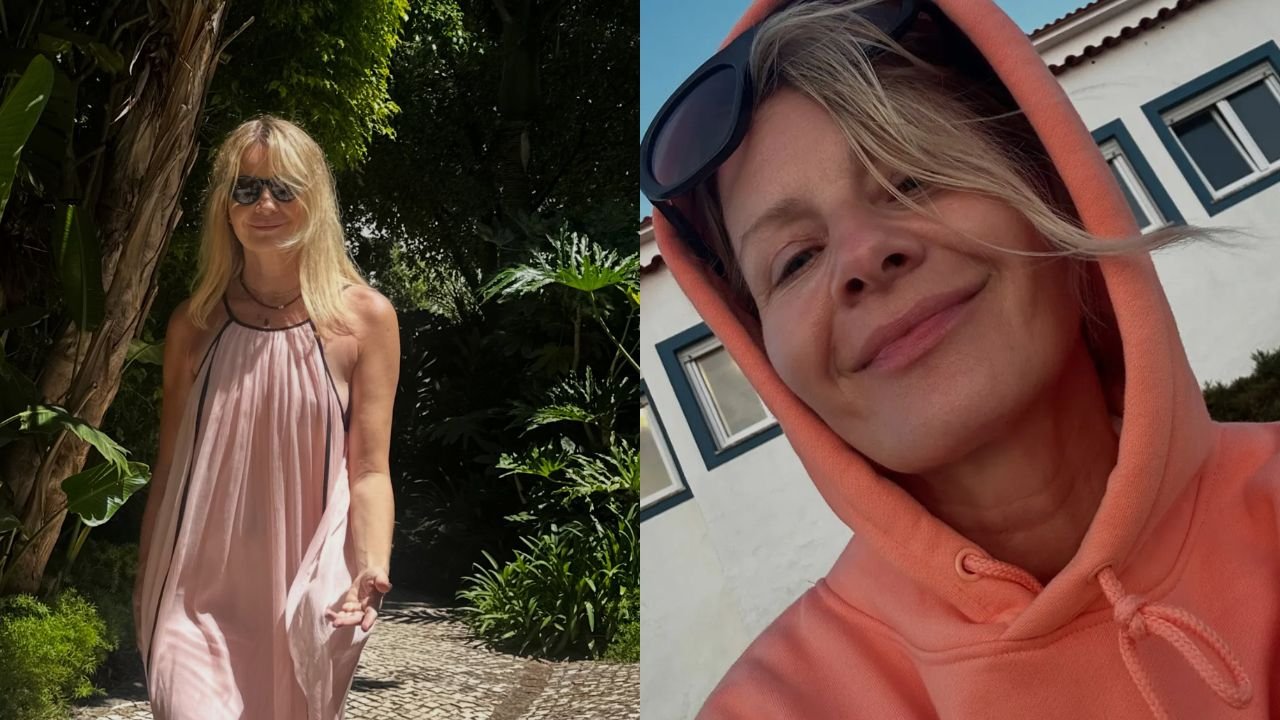 Małgorzata Kożuchowska dokazuje z synem w Portugalii. Eksponuje nogi do nieba w kusych szortach, a fani nie mogą oderwać od niej oczu [zdjęcia]