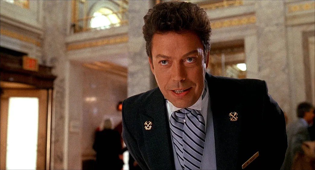 Tim Curry w "Kevin sam w Nowym Jorku" 