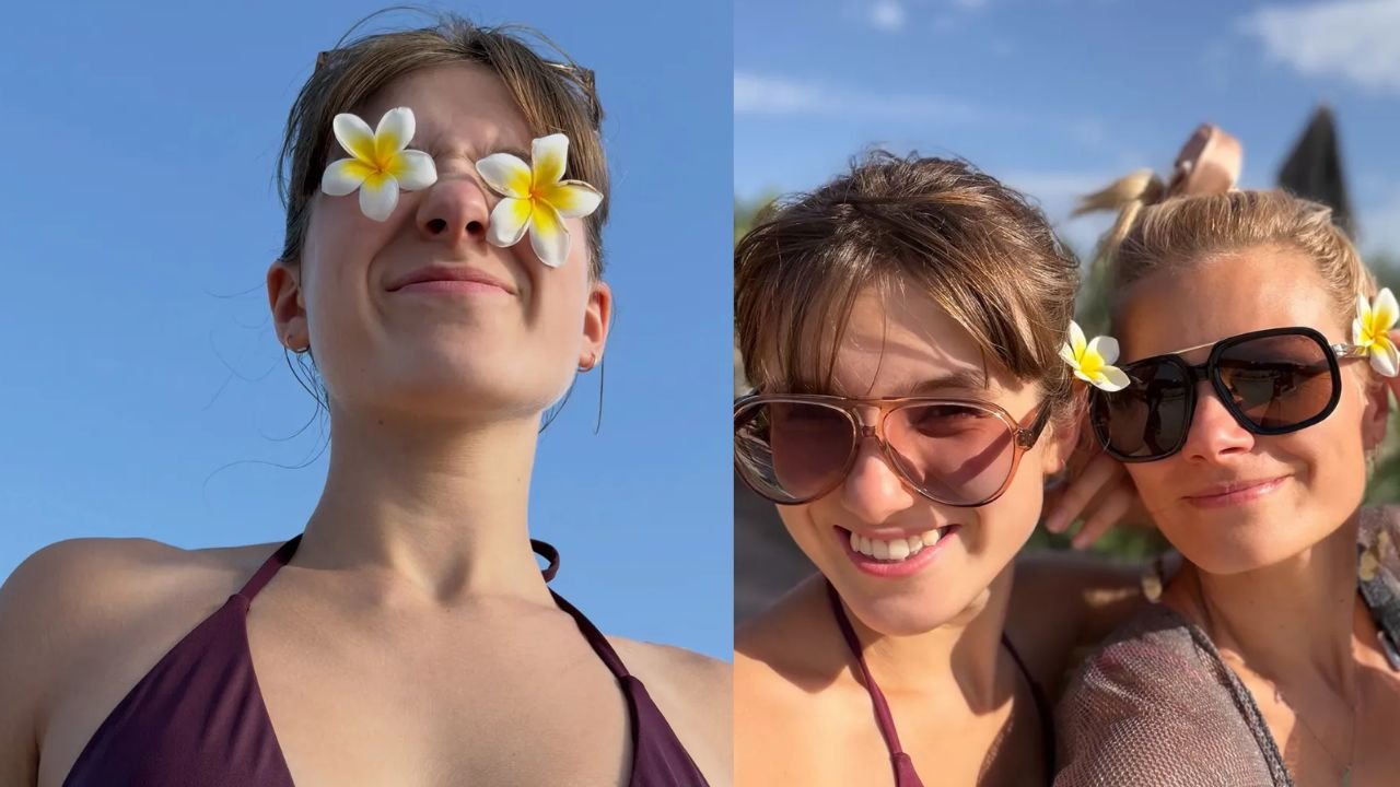 Anna Głogowska pręży ciało w mikroskopijnym bikini. Zabrała na wakacje byłego i jego... byłą partnerkę. Nie zabrakło też 19-letniej córki [zdjęcia]