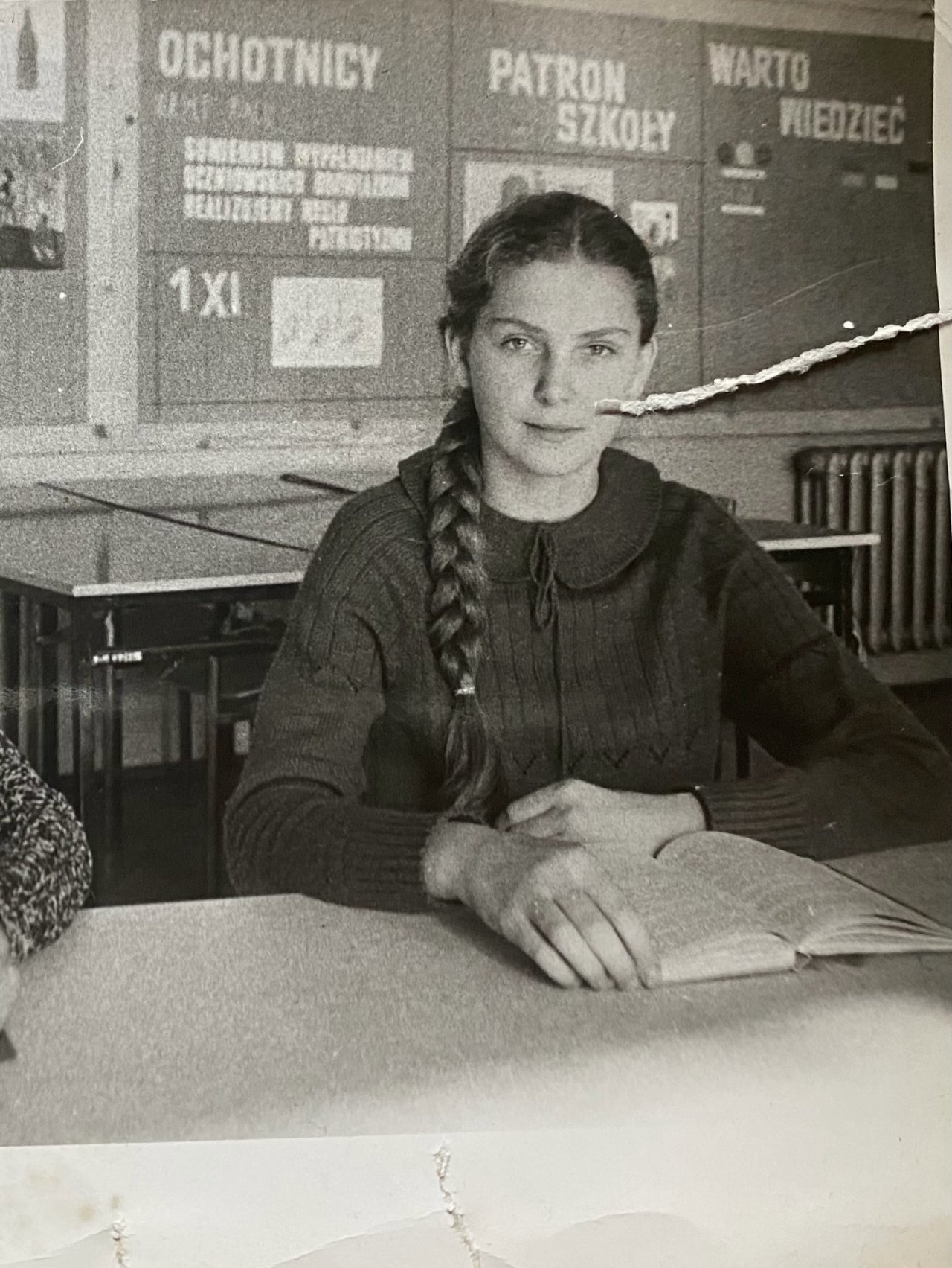 ewa wachowicz na archiwalnym zdjęciu