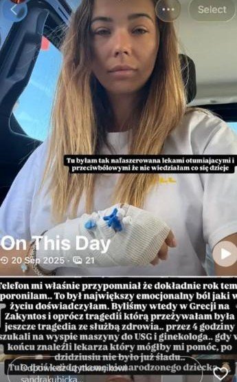 sandra kubicka z wenflonem w ręku