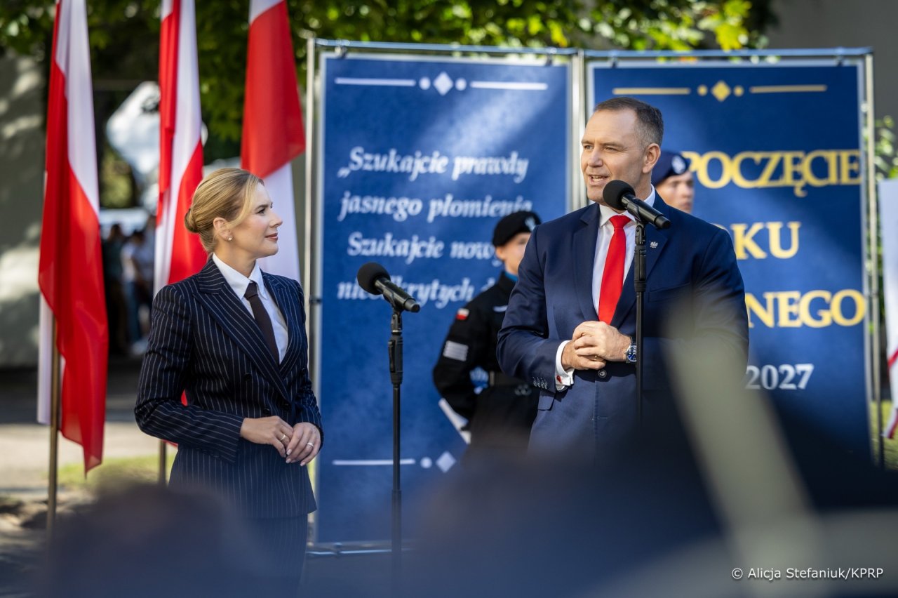 marta nawrocka z mężem