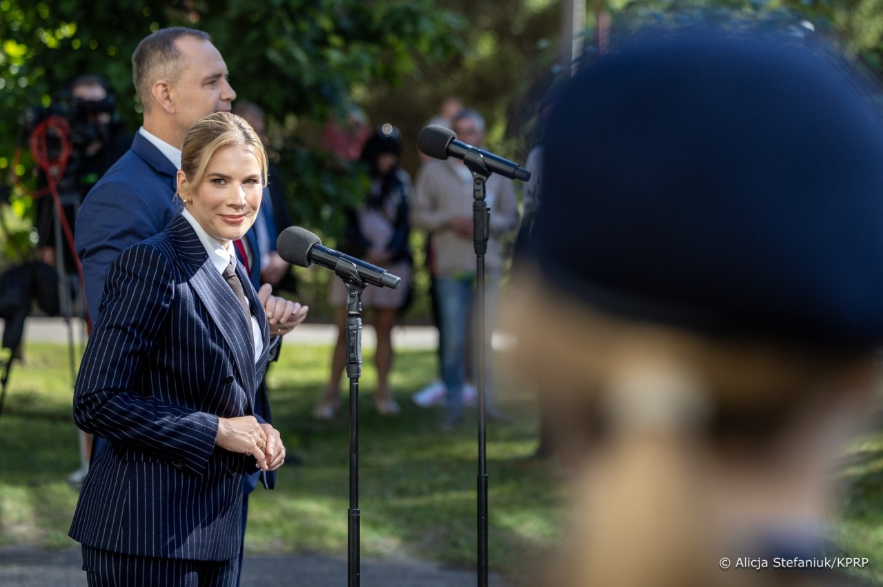 marta nawrocka z mężem