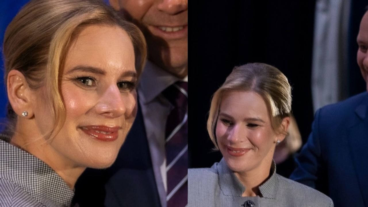 Marta Nawrocka niczym modelka na spotkaniu w USA. Ten jeden komplet to absolutny hit jesieni [zdjęcia]