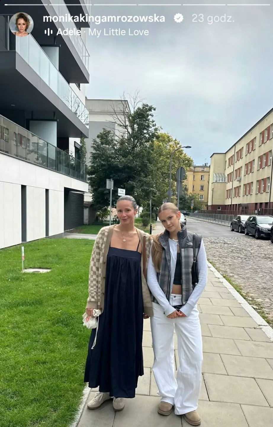monika mrozowska z córką