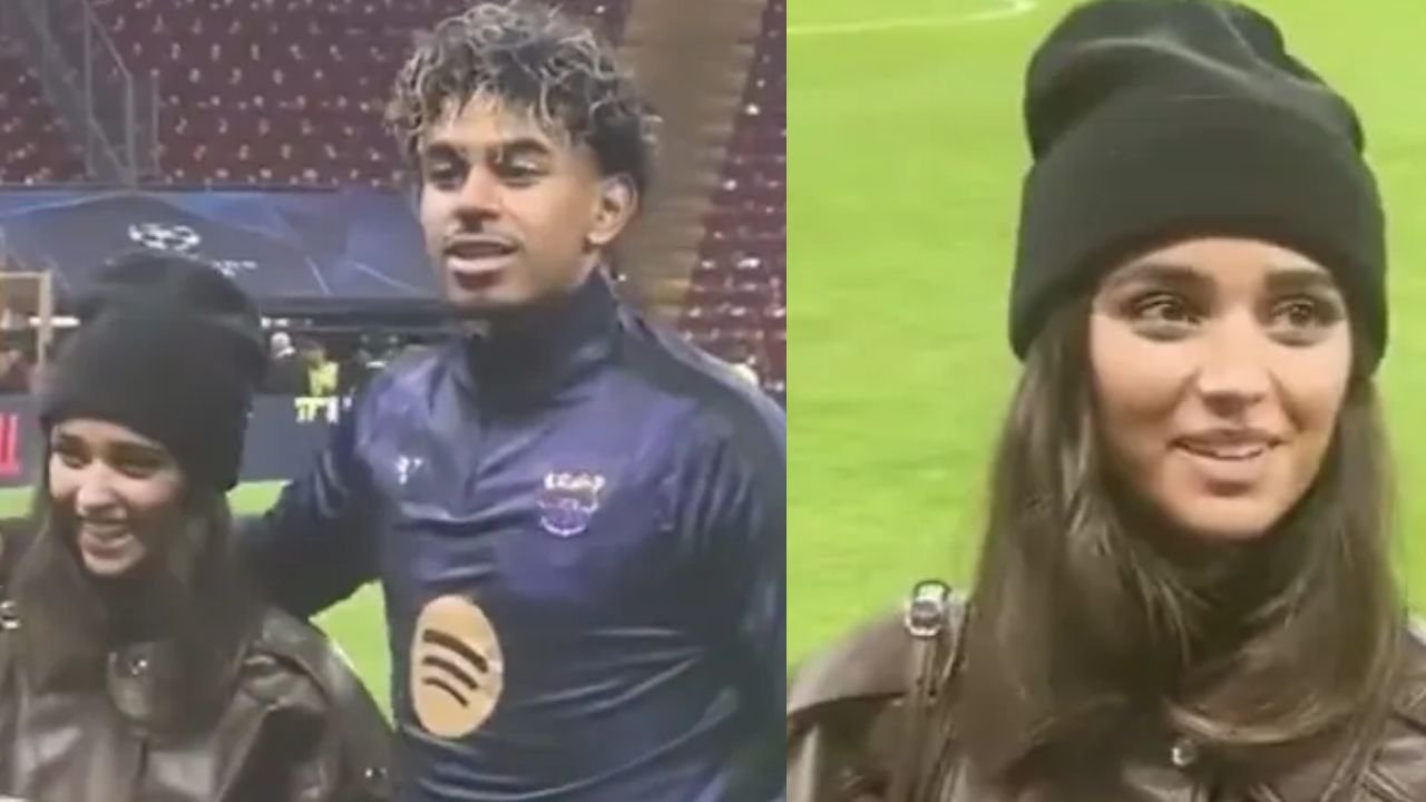 Lamine Yamal zadedykował nagrodę ukochanej, ale jego mama nagle zabrała trofeum [wideo]