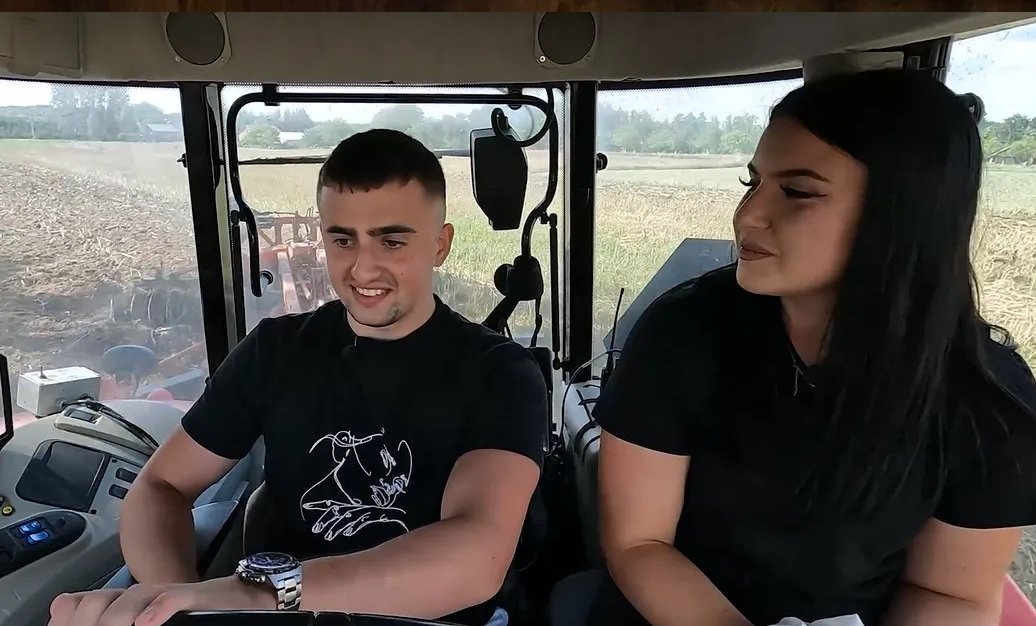 justyna i michał z rolnik szuka zony w traktorze