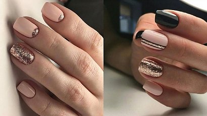 Złoty manicure - 20 inspiracji na manicure ze złotymi zdobieniami [GALERIA]
