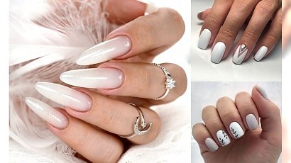 Biały manicure - 16 przepięknych i subtelnych zdobień